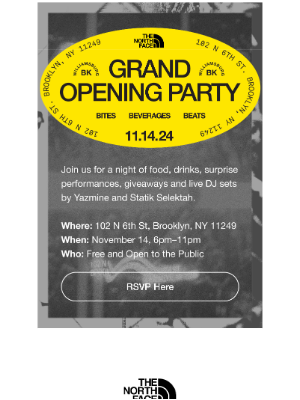 Our Williamsburg store is open—so we’re throwing a party.