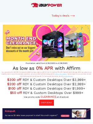 iBUYPOWER - Last call for savings this month! ⏳💸