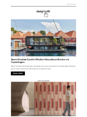 AHAlife - Weekly Digest: Søren Hvalsøe Garde’s Modern Houseboat Anchors in Copenhagen