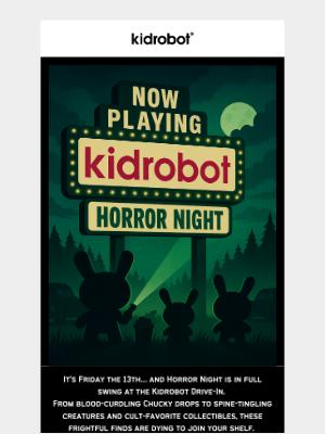 Kidrobot - Friday the 13th at the Drive-In 🎬