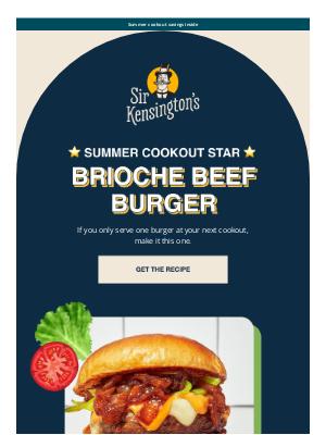 Sir Kensington's - Elaine, this burger recipe has your name on it 🍔