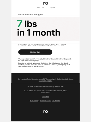 Ro - Check out your weight loss timeline