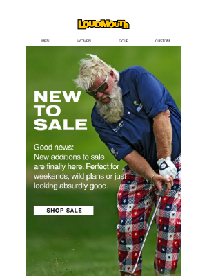 Loudmouth Golf - New styles to sale just landed