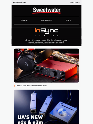 Sweetwater - Best USB Audio Interfaces in 2025