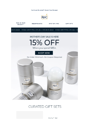 RoC Skincare - 15% Off Starts Now 🎉