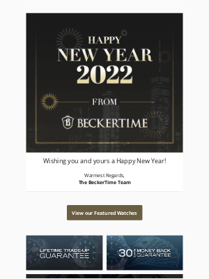 BeckerTime - Happy New Year 2022!