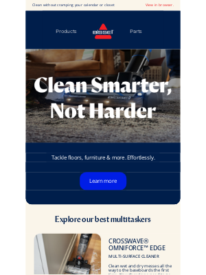 BISSELL - Clean smarter, not harder