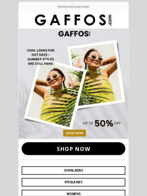 Gaffos - Sizzle in Style – Shop the Hottest Summer Trends Now! ☀️