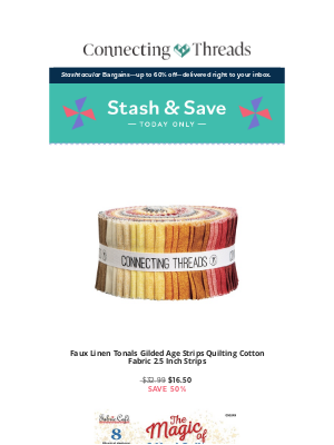 Connecting Threads - Stash and Save!