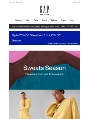 Gap Factory - Must-see sweat sets are 100% comfy