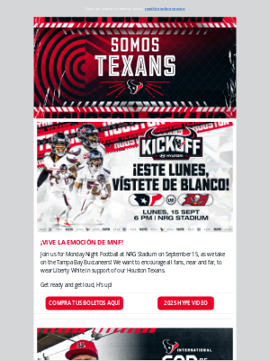 Houston Texans - Countdown to Kickoff!