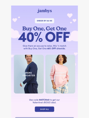 Jambys - Valentine's Day: Get Cozy Together (Order Today For Guaranteed Delivery!)