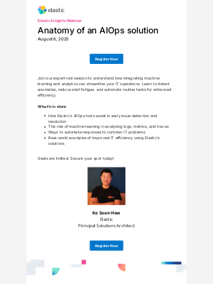 Elastic - Elastic Insights webinar: Anatomy of an AIOps solution