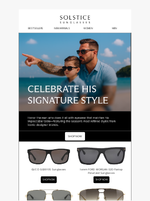 Solstice Sunglasses - Timeless Sunglasses for the Men Who Matter