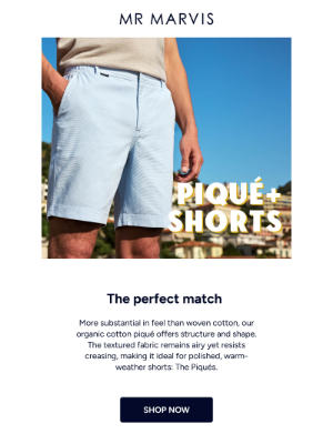 Mr Marvis - Everything you need to know about piqué