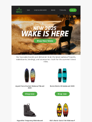 evo - It's Officially Wake Season