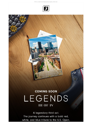 FootJoy - Coming Soon: Legends Drop III