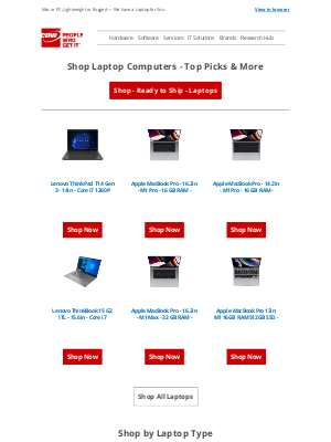 CDW - Purchase Our Best Sellers — Laptop Computers