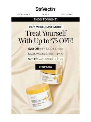 StriVectin - ENDS TONIGHT: Buy More, Save More Sale 💛