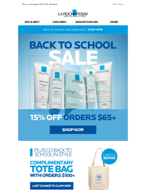La Roche-Posay - LAST CHANCE I 15% Off & More
