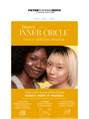 Peter Thomas Roth - Check Out June Inner Circle Rewards!