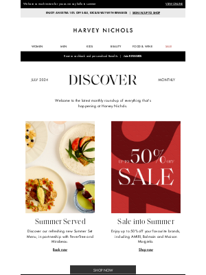 Harvey Nichols - Discover HN July Round Up