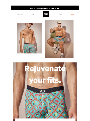 SAXX Underwear - Upgrade your style in all-new prints