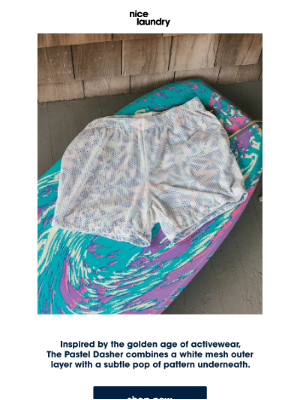Nice Laundry - The Pastel Dasher Lounge Short