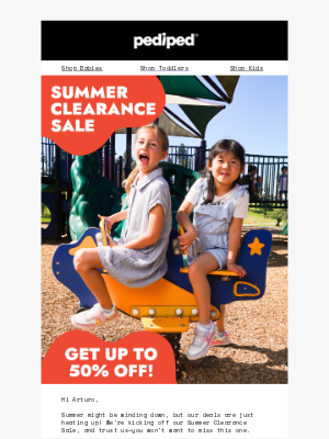 Pediped - UP TO 50% OFF: Our Summer Clearance is On! ☀️🔥