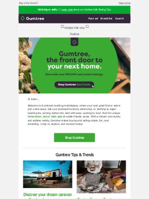 Gumtree Australia - Joann, Stay connected with Gumtree!!!