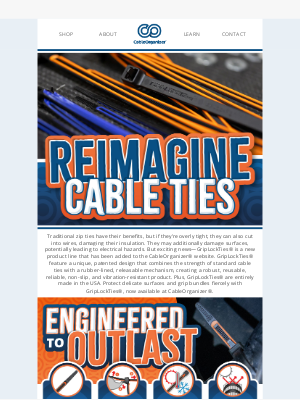 CableOrganizer - ⚡️Zip Ties Upgraded