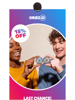 Oreo - Last Chance: 15% Off Friends & Family Sale