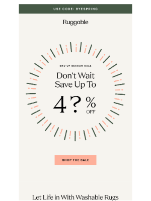 Ruggable - A litttttle time left to save