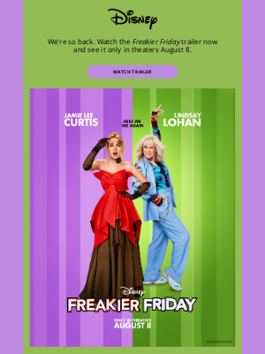 Disney World Resorts - No FREAKing way! The trailer for Freakier Friday is here! 💜💚