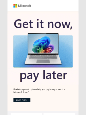 Microsoft - Pay your way