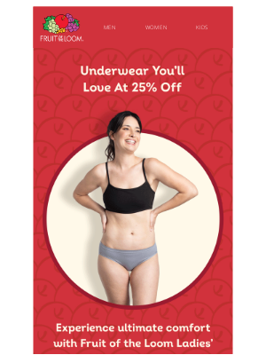 Fruit of the Loom - Shop 25% Off Underwear You'll Love ❤️