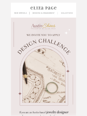 Eliza Page - Calling All Austin-Area Jewelry Designers! 💖