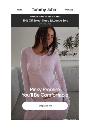 Tommy John - Pretty (Comfortable) In Pink 💕