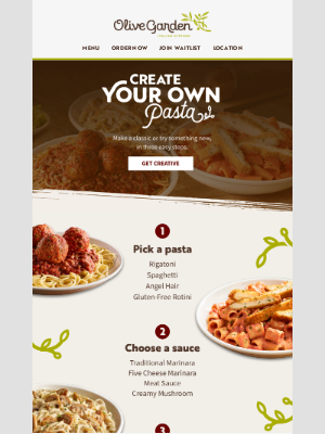 Olive Garden - Make your pasta dreams come true👨‍🍳💭