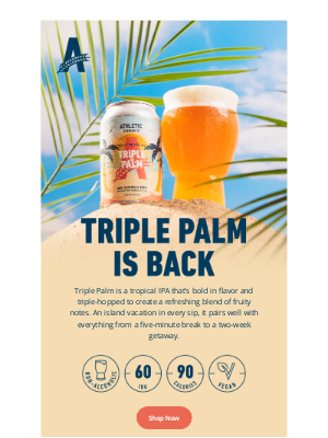 Athletic Brewing - An Island Escape in Every Sip 🏝️ 🍺