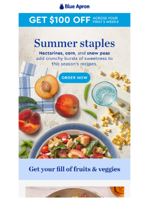 Blue Apron - FRESH PICKS: Summer fruits & veggies.