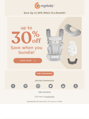 Ergobaby - Add your favs to your cart and SAVE!