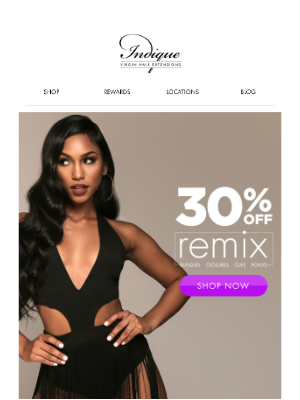 INDIQUE Virgin Hair Extensions - 🚨 30% OFF: REMIX