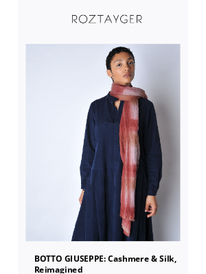 Roztayger - New for Fall: Botto Giuseppe's New Painterly Tartan Scarves