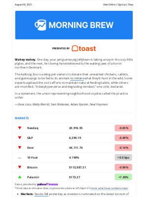 Morning Brew - ☕ Red flags