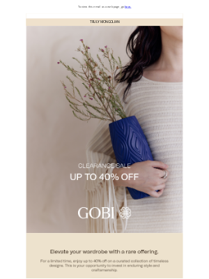 Gobi Cashmere - Up to 40% Off Select Pieces