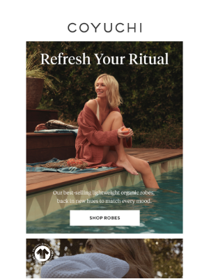 COYUCHI - Our Best-Selling Robes, Now in New Colors