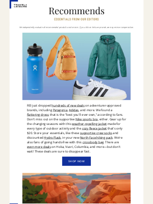 Travel + Leisure - PSA: REI Has Stellar Deals on Beloved Outdoor Brands—Up to 50% Off