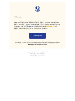 Great Jones - Last call for Father’s Day gifts