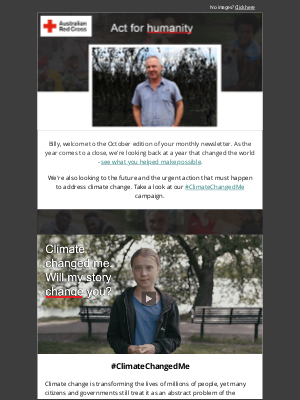 Australian Red Cross - Climate change stories | 10% off shopping | Cardiac arrest awareness